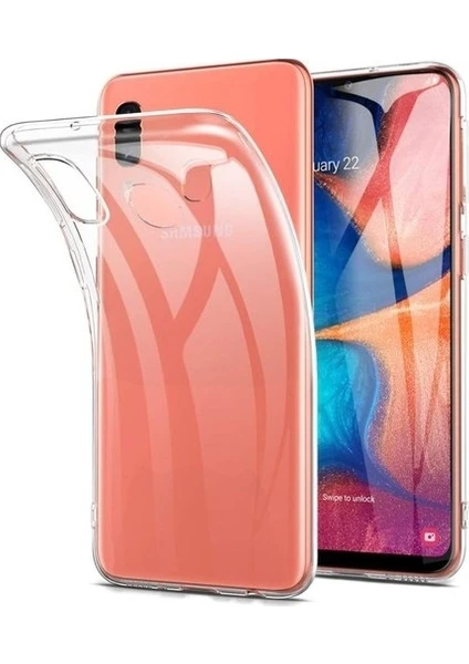 Samsung Galaxy A30 Uyumlu Kılıf A+ Şeffaf Lüx Süper Yumuşak 0.3mm Ince Süper Silikon