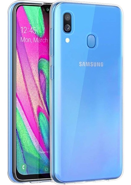 Samsung Galaxy A40 Uyumlu Kılıf A+ Şeffaf Lüx Süper Yumuşak 0.3mm Ince Süper Silikon