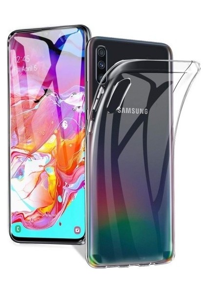 Samsung Galaxy A70 Uyumlu Kılıf A+ Şeffaf Lüx Süper Yumuşak 0.3mm Ince Süper Silikon