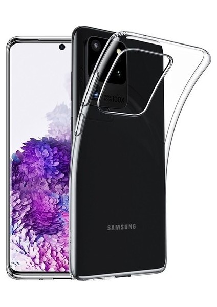 Samsung Galaxy S20 Ultra Uyumlu Kılıf A+ Şeffaf Lüx Süper Yumuşak 0.3mm Ince Süper Silikon