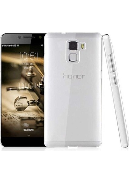 Huawei Honor 7 Uyumlu Kılıf A+ Şeffaf Lüx Süper Yumuşak 0.3mm Ince Süper Silikon