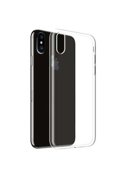 Apple iPhone X/xs Uyumlu Kılıf A+ Şeffaf Lüx Süper Yumuşak 0.3mm Ince Süper Silikon