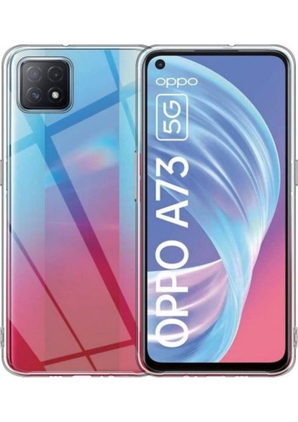 Wowlett Oppo A73 Uyumlu Kılıf A+ Şeffaf Lüx Süper Yumuşak 0.3mm Ince Süper Silikon