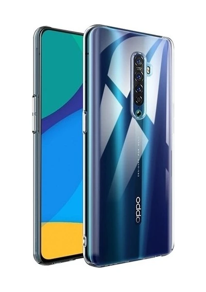 wowacs Oppo Reno 2 Uyumlu Kılıf A+ Şeffaf Lüx Süper Yumuşak 0.3mm Ince Süper Silikon