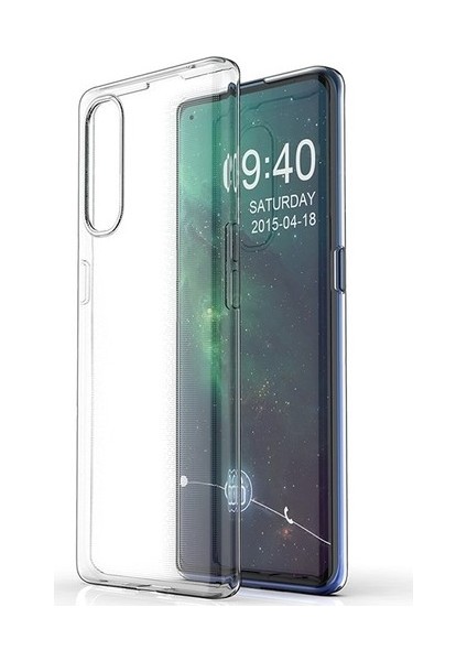 Oppo Reno 3 Pro Uyumlu Kılıf A+ Şeffaf Lüx Süper Yumuşak 0.3mm Ince Süper Silikon