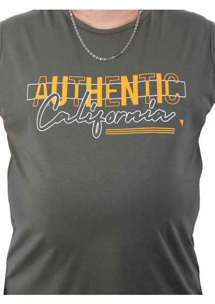 Erkek Büyük Beden Atlet Bis Yaka California Haki 22133-3-STD fiyatları