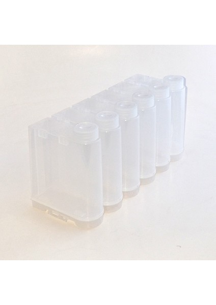 Şeffaf Sürekli Mürekkep Besleme Tankı Kapaklı (6X500ML)