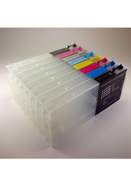 Epson 9600/7600/4000 Muadil Kolay Dolan Kartuş - 8 Renk