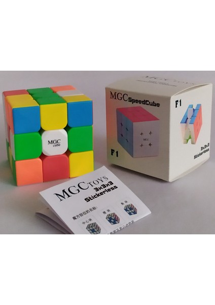 Mgc cube F1 3x3 Rubik Küp(Zeka Küpü)Sabır Küpü Akıl Oyunları profesyonel Speed Cube