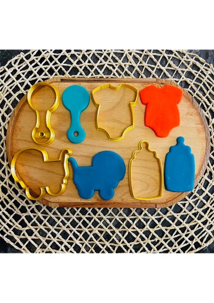 Bebek Seti 4'lü Kurabiye Kalıbı ve Hamur Kesici