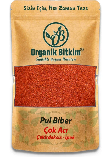 Organik Bitkim  Pul Biber (Çok Acı) 500 gr