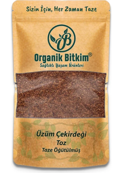 Organik Bitkim Toz Üzüm Çekirdeği (Öğütülmüş) 150 gr