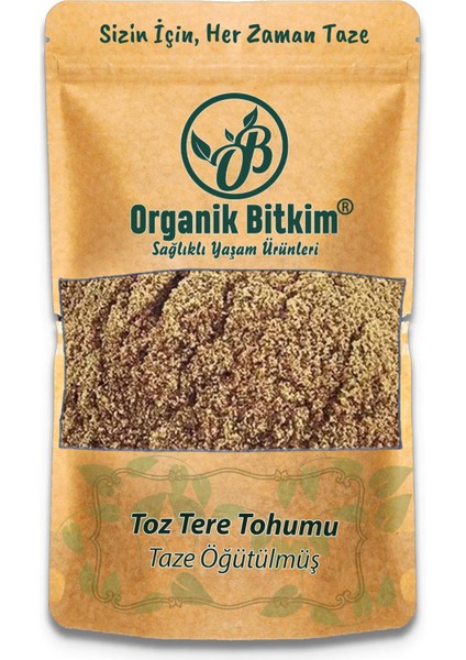 Organik Bitkim Toz Tere Tohumu (Öğütülmüş) 150 gr