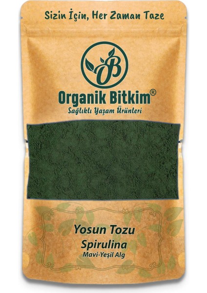 Yosun Tozu - Spirulina (Mavi-Yeşil Alg) 20gr Doğal Taze