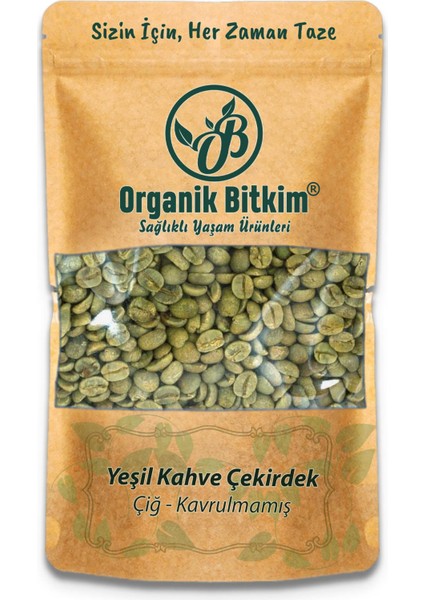 Yeşil Kahve Çekirdek Çiğ Tane 250 gr Doğal Taze