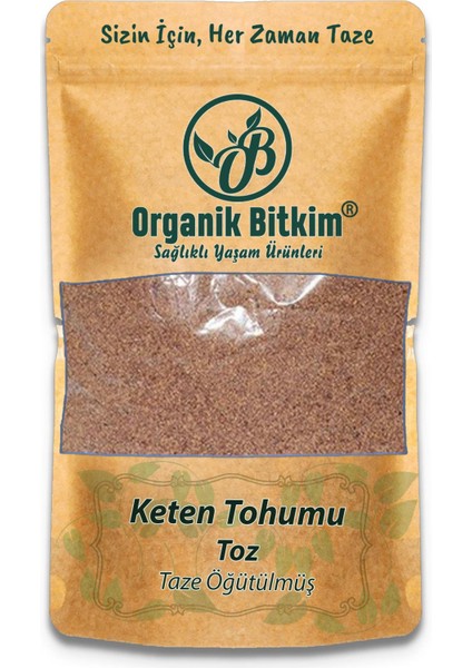 Organik Bitkim Keten Tohumu Toz 500 gr