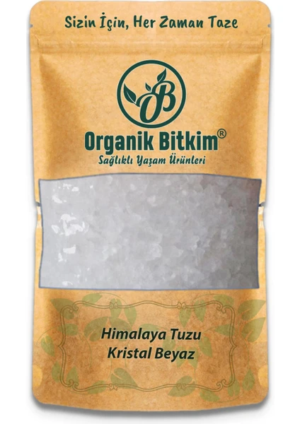 Organik Bitkim Himalaya Tuzu Kristal Beyaz Öğütülmemiş 3 x 500 gr