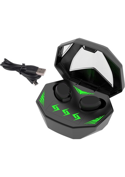 MD518 Bluetooth Uyumlu Kulaklıklar Serin Solunum Lambası Taşınabilir Kulak Içi Kablosuz E-Spor Oyunu Gamer Için Kulakiçi(Yurt Dışından)