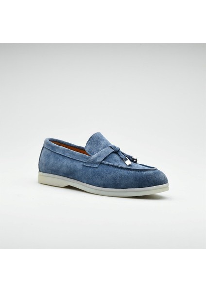 Lou Kot Mavi Süet Kadın Casual Ayakkabı indirimleri