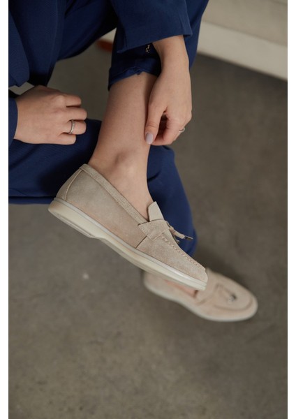 Lou Bej Süet Kadın Casual Ayakkabı
