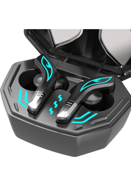 Runwusus Mini Bluetooth Uyumlu 5.2 MD158 Kablosuz Kulaklık - Siyah (Yurt Dışından)