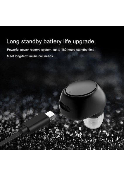1pc X6 Bluetooth Uyumlu 5.0 Su Geçirmez Kulak Içi Kablosuz Kulaklık Kulaklıklar Telefon Için modelleri