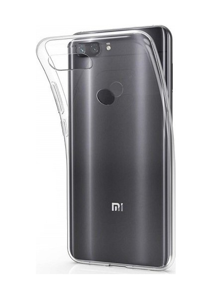 Xiaomi Mi 8 Lite Uyumlu Kılıf A+ Şeffaf Lüx Süper Yumuşak 0.3mm Ince Süper Silikon