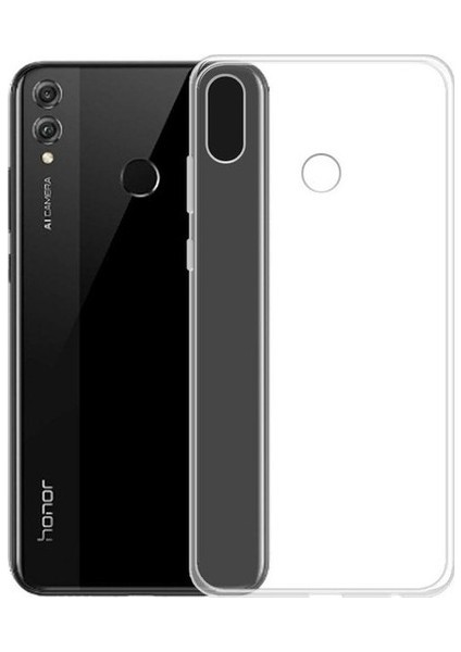 Huawei Honor 8x Uyumlu Kılıf A+ Şeffaf Lüx Süper Yumuşak 0.3mm Ince Süper Silikon