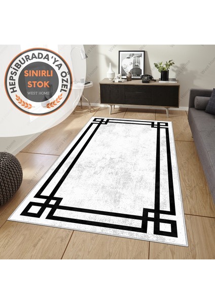 Dijital Baskı Yıkanabilir Kaymaz Taban Salon Halısı Mutfak Halısı Yolluk