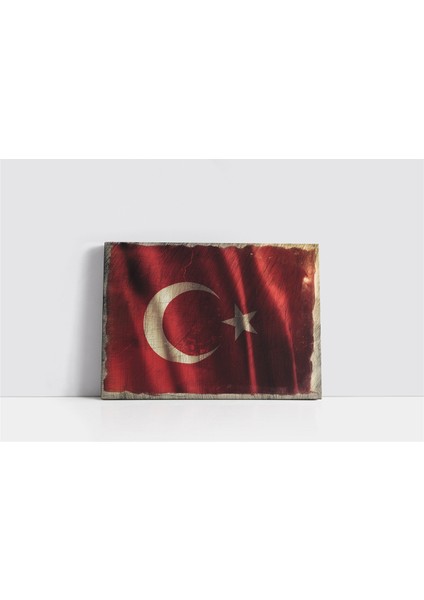 Türk Bayrağı Kanvas Tablo