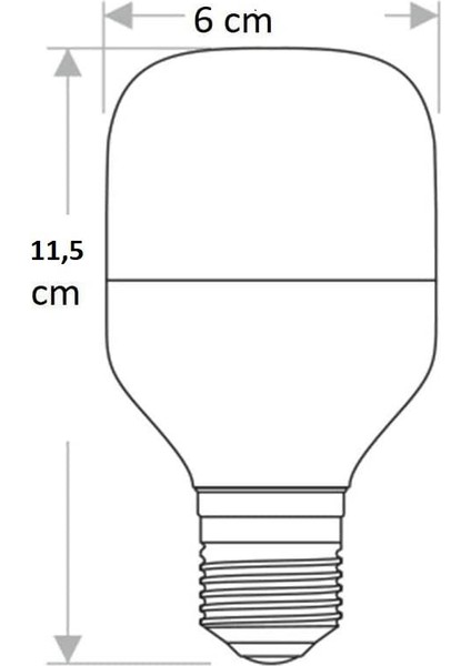CT-4329 15W/6400K LED Ampul (Beyaz) Cata