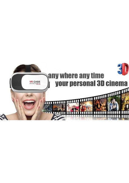 Akıllı Gözlük Google Vr Case 3D Gözlük
