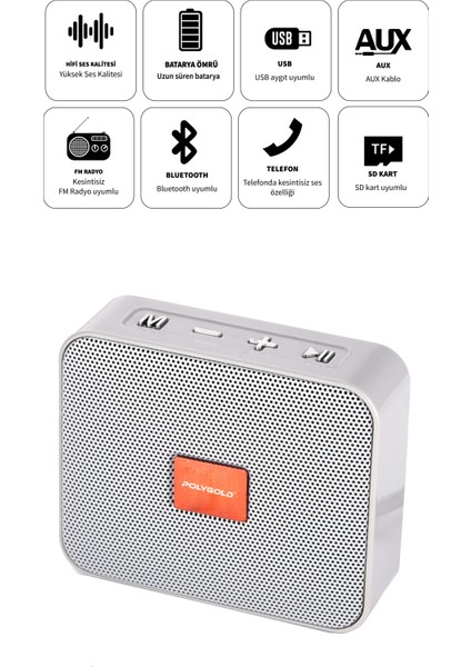 TG-166 Mini Ses Bombası Taşınabilir Su Geçirmez USB Fm Bluetooth Kablosuz Hoparlör Ses Çala