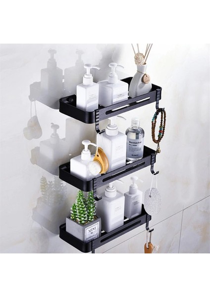 -Metal Banyo Düzenleyici Organizer Şampuan Rafı