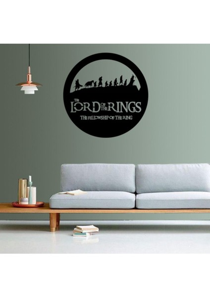 Ledli Yüzüklerin Efendisi Ahşap Tablo fiyatları