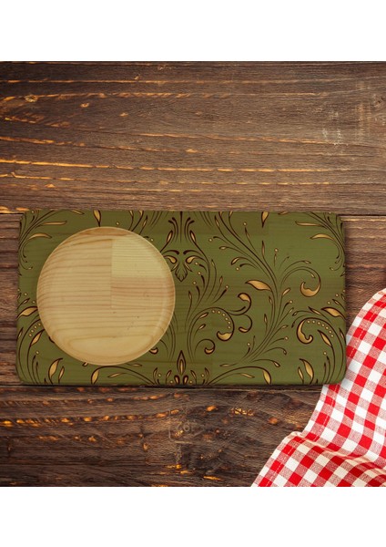 Kişiye Özel Retro Motif Tasarımlı Doğal Ahşap Tabaklı Viski Bardağı Sunum Seti Model 4 indirimleri