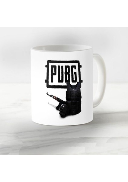 Pubg Temalı Model 16 Porselen Kupa Bardak
