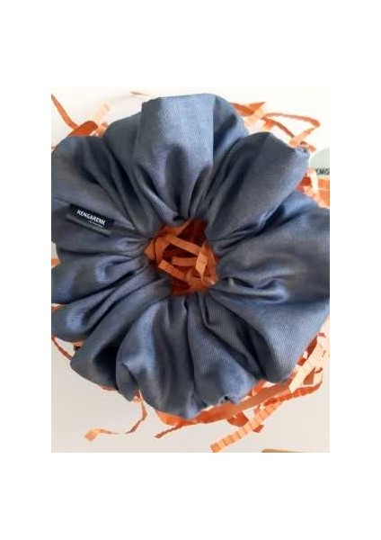 Kot Scrunchie Toka,kadın Toka,simit Toka,lastik Toka,kumaş Toka White