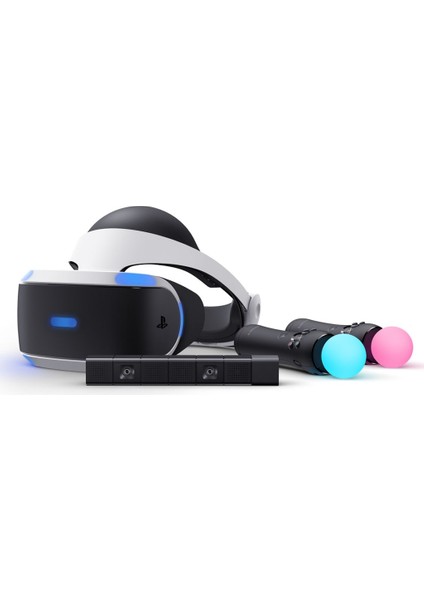 Playstation Vr Sanal Gerçeklik Gözlüğü + Kamera + 2 Adet Move + Vr Oyun Renewed - Sıfır Ürün Değildir