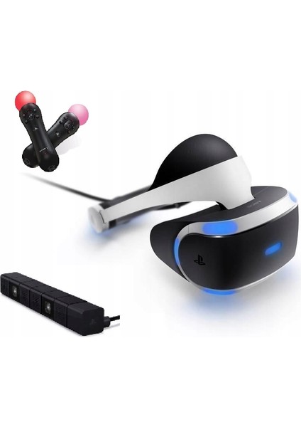 Playstation Vr Sanal Gerçeklik Gözlüğü + Kamera + 2 Adet Move + Vr Oyun Renewed - Sıfır Ürün Değildir