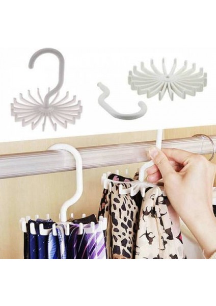 Kravat Askısı 20 Kancalı 2 Adet modelleri