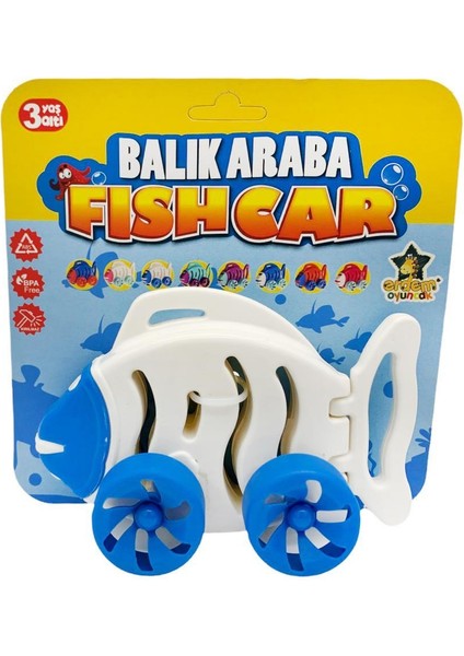 Oyuncak Eğitici Balık Araba Fish Car