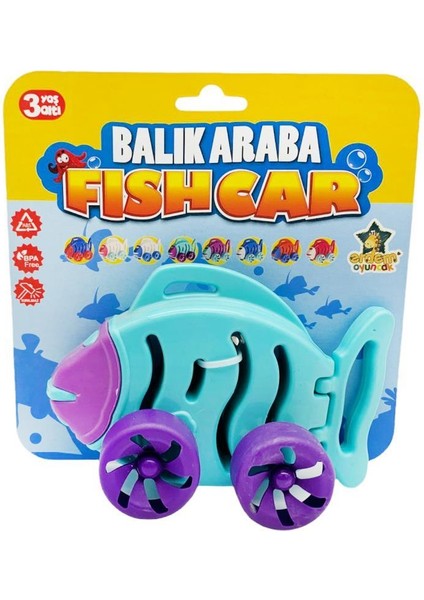 Oyuncak Eğitici Balık Araba Fish Car