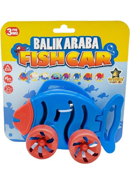 Oyuncak Eğitici Balık Araba Fish Car