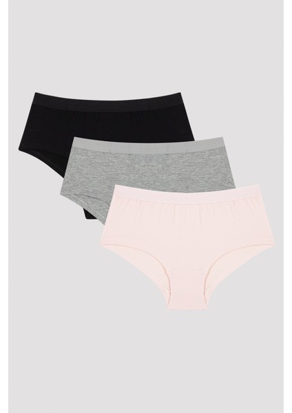 Kız Çocuk Dark Basic 3lü Pack Slip Külot