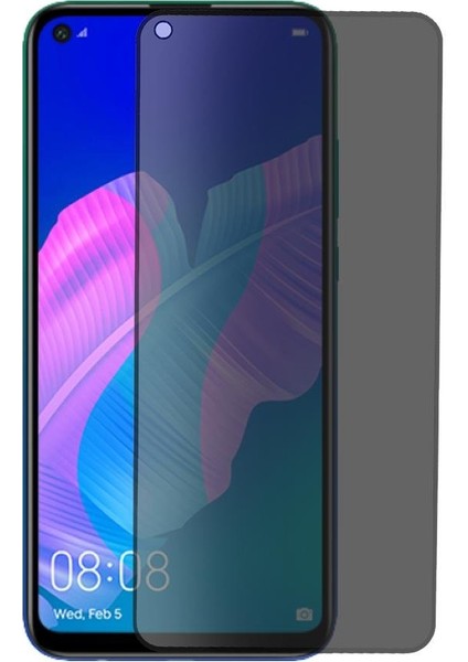 Huawei P20 Pro İle Uyumlu Sadece Ön Hayalet Kılıflı Kesim Ekran Koruyucu Kaplama