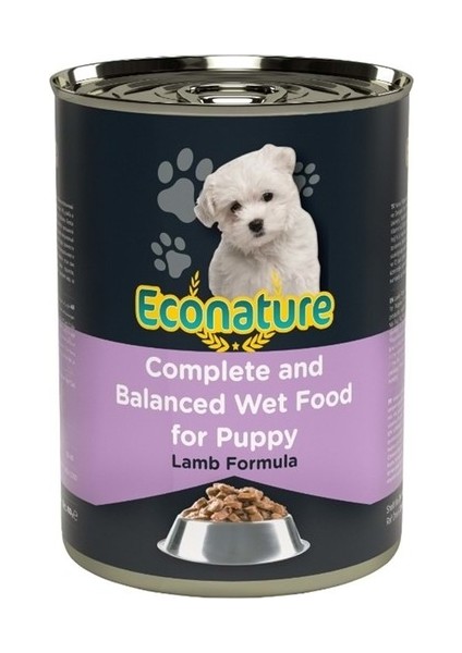 Kuzu Etli Yavru Köpek Konservesi 400gr 12 Li