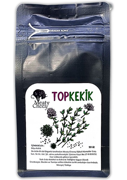 Doğal Top Kekik 100g (Aç-Kapat Paket)