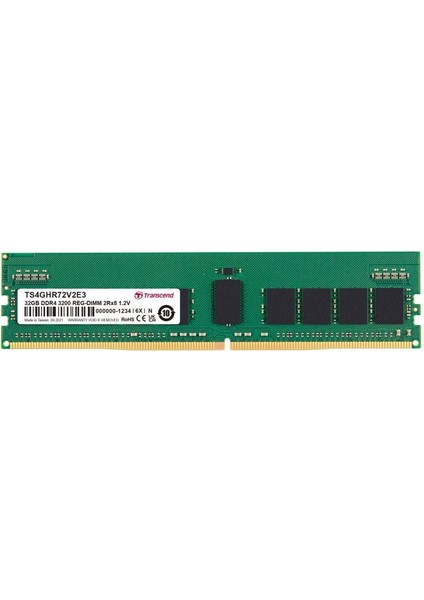 TS4GHR72V2E3 32GB DDR4 3200MHZ 1.2V CL22 Ecc Server RAM