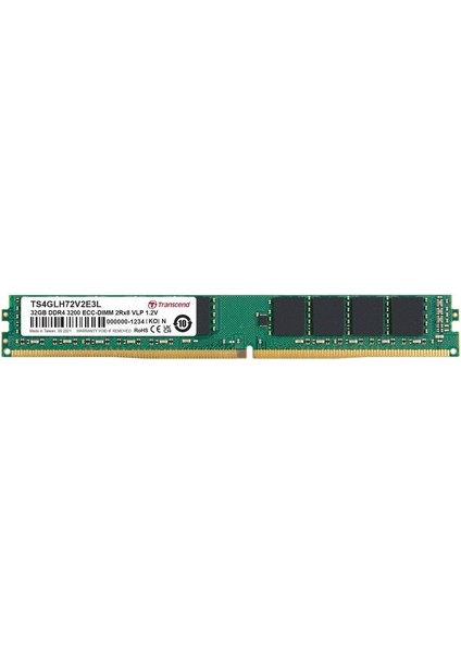TS4GLH72V2E3 32GB DDR4 3200MHZ 1.2V CL22 Ecc Server RAM